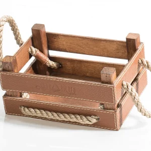 Cassetta Media Portapane/Frutta in Legno Rivestito