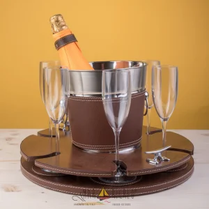 Base Rotonda Blocca Bicchieri e Glacette