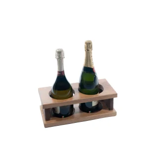 Base in Legno Blocca Bottiglie