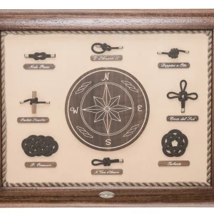 Quadro con Nodi Nautici in Legno