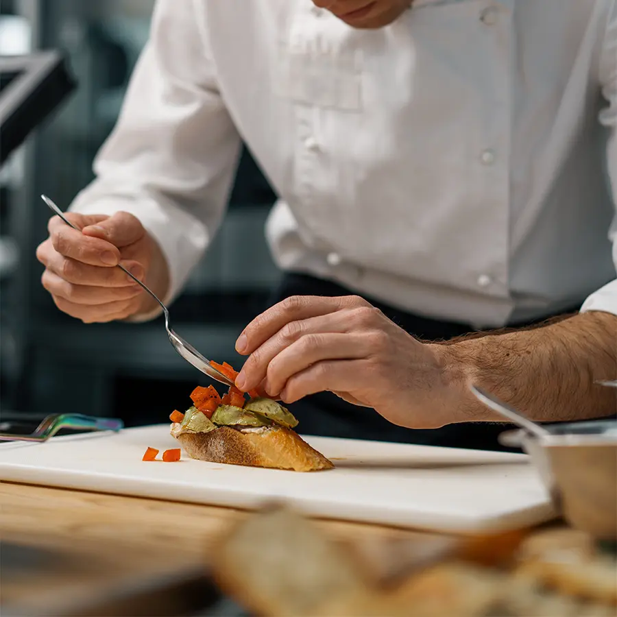 Chef privato su yacht cucina