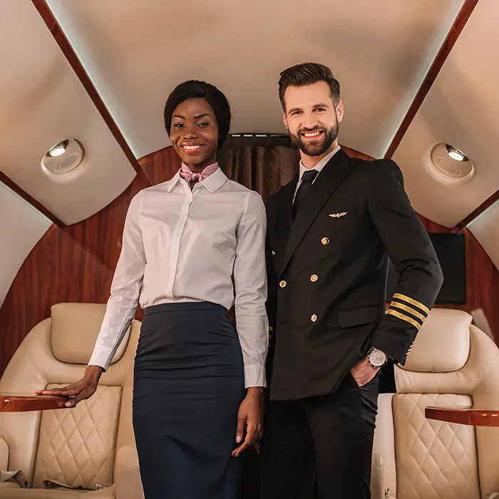 Equipaggio di un jet privato